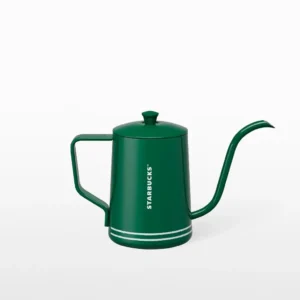 กาน้ำสแตนเลสสีเขียว Starbucks ดีไซน์มินิมอล